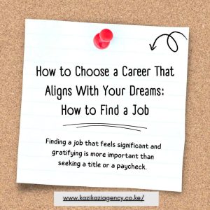 How to Choose a Career